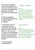 NCLEX PN ACTUAL EXAM &sol;PN NCLEX ACTUAL EXAM UPDATED QUESTIONS AND CORRECT VERIFIED ANSWERS WITH RATIONALES 2025&sol;2026