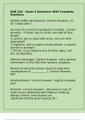 Hondros NUR 245 Hondros College School Of Nursing -NUR 245 - Exam 4 Questions With Complete Solutions