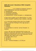 Hondros NUR 245 Hondros College School Of Nursing -NUR 245 exam 4 Questions With Complete Solution1&period;
