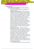 &lpar;2025&rpar; NURS 507 FINAL  EXAM STUDY GUIDE  QUESTIONS WITH VERIFIED ANSWERS  ASSUARED SUCCESS 