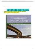 COMPLETE TEST BANK&colon; computer networking&colon; a top-down approach 7th edition by james kurose &lpar;author&rpar;latest update