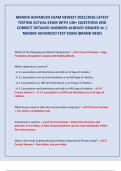 MENDIX ADVANCED EXAM NEWEST 2025&sol;2026 LATEST  TESTING ACTUAL EXAM WITH 130&plus; QUESTIONS AND  CORRECT DETAILED ANSWERS ALREADY GRADED A&plus; &sol;  MENDIX ADVANCED TEST EXAM &lpar;BRAND NEW&rpar; 