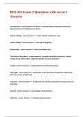 BIO 425 Exam 2 Questions with correct Answers&period;