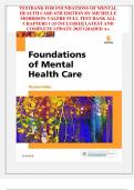 TESTBANK FOR FOUNDATIONS OF MENTAL  HEALTH CARE 6TH EDITION BY MICHELLE  MORRISON-VALFRE FULL TEST BANK ALL  CHAPTERS 1-33 INCLUDED&vert;&vert; LATEST AND  COMPLETE UPDATE 2025 GRADED A&plus; 