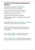 NETA Personal Trainer Exam Question & Answers&period;docx