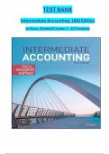 Intermediate Accounting 18th Ed TEST BANK by Kieso&comma; Weygandt and Warfield&vert; Complete Guide Chapter 1- 23&comma; Newest Edition