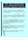 PPD - ARE 5&period;0 &lpar;NCARB&rpar; EXAM 2025 &vert;GUARANTEED ACCURATE ANSWERS &vert;COMPLETE STUDY SET