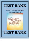 TEST BANK - Advanced Practice Nursing&colon; Essentials for Role Development 5th Edition Lucille A&period; Joel EdD&comma; APN&comma; FAAN ISBN-13&colon; 978-1-7196-4277-4&sol; All Chapters 1-30