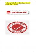California State Board Esthetician Review Rated 100&percnt; Correct&sol;&sol;2025