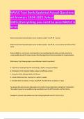 Test Bank For Navle Updated Actual Questions and Answers 2025 Solved 100
