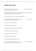 IOWA CDL Exam Complete Questions And Correct Verified Answers Graded A&plus;&period;