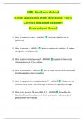 88M RedBook Actual   Exam Questions With Reviewed 100&percnt;  Correct Detailed Answers   Guaranteed Pass&excl;&excl; 