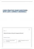 CGMS Practice Exam &vert; Comprehensive Practice Questions & Detailed Answers &vert; Certification Exam Prep & Final Review &vert; 2026&sol;2027