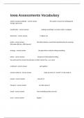  Iowa Assessments Vocabulary Actual Exam Questions With 100&percnt; Verified Answers&period;