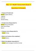 NSG121 &sol; NSG 121 NSG 121 Health Assessment HESI Exam 4 2025 Actual with Questions & Answers &lpar;Latest 2025 &sol; 2026 Update&rpar; 100&percnt; Guarantee Pass &lpar;Verified Answers&rpar;