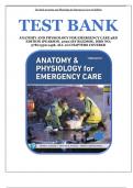 Test bank Anatomy and Physiology for Emergency Care 3rd Edition &lpar;Pearson&comma; 2020&rpar; by Bledsoe&comma; Isbn no&semi; 9780135211458 &lpar;Chapters 1-20&rpar;