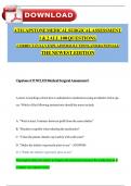 ATI CAPSTONE MEDICAL SURGICAL ASSESSMENT 1 & 2 ALL 100 QUESTIONS AND CORRECT WELL ELABORATED ANSWERS WITH RATIONALES&sol; ATI MED SURG CAPSTONE ASSESSMENT 1 & 2 REAL LATEST EXAMS 2025&sol;2026 &lpar;BRAND NEW&excl;&excl;&rpar;