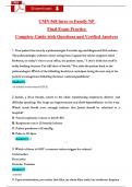 CMN 568 Intro to Family NP  Final Exam Practice  &lpar;Latest 2025 &sol; 2026&rpar;&colon; Most Comprehensive Qs & Ans - to Pass the Exam With Confidence