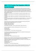 WGU C715 Practice Test Questions With All Correct Answers