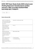 IICRC RRT Exam Study Guide 2025 Actual exam &lpar;Testing Real Exam Questions&rpar;and verified Answers &lpar; 100&percnt; accurate&rpar; GUARANTEED SUCCESS&vert; GET IT RIGHT&excl;&excl;