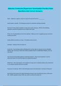 MARYLAND ASBESTOS EXAM QUESTIONS AND CORRECT SOLUTIONS&period;