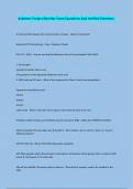 MARYLAND ASBESTOS EXAM QUESTIONS AND CORRECT SOLUTIONS&period;