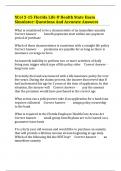 XCel 2-15 Florida Life & Health State Exam Simulator&colon; Questions And Accurate Answers