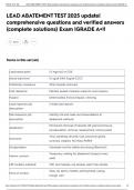 LEAD ABATEMENT TEST 2025 update&vert; comprehensive questions and verified answers &lpar;complete solutions&rpar; Exam &vert;GRADE A&plus;&excl;&excl;