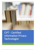 CIPT - Certified Information Privacy Technologist 57 Terms in this set Latest Update&period;