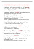 MHA 702 EXAM BUNDLE &vert;Exam Questions And 100&percnt; Verified Answers
