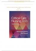 Test Bank for Critical Care Nursing- A Holistic Approach&comma; 12th Edition by Morton Fontaine&comma; Verified Chapters 1 - 56&comma; Complete Newest Version