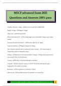 MECP advanced Exam 2025 Questions and Answers 100&percnt; pass