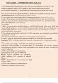 NSG526 WILKES EXAM 1 COMPREHENSIVE TEST 2025-2026 