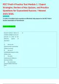 PECT PreK-4 Practice Test Module 1 &sol; Expert Strategies&comma; Review of Key Quizzes&comma; and Practice Questions for Guaranteed Success &sol; Newest 2025&sol;2026&period; DESCRIPTION  A variety of multiple-choice questions to Effectively help prepare for the PECT PreK-4 teacher ex
