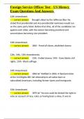 Foreign Service Officer Test - US History Exam Questions And Answers&period;docx