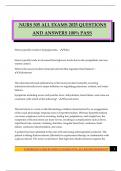 NURS 505 Bundled Exams 2025 Questions and Answers 100&percnt; Pass Guaranteed 