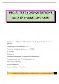 BIO171 TEST 1 2025 QUESTIONS AND ANSWERS 100&percnt; PASS