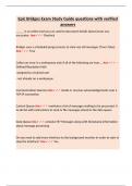 Epic Bridges Exam Study Guide questions with verified answers