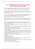 UCLA OPERATIONS EXAM STUDY GUIDE questions and answers
