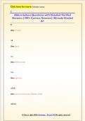 Abbreviations Questions with Detailed Verified  Answers &lpar;100&percnt; Correct Answers&rpar; &sol;Already Graded  A&plus; 