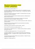 Maryland Asbestos exam LATEST UPDATE&excl;&excl;&excl;