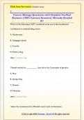 Cancer Biology Questions with Detailed Verified  Answers &lpar;100&percnt; Correct Answers&rpar; &sol;Already Graded  A&plus;