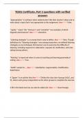 TESOL Certificate&comma; Part 2 questions with verified answers