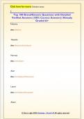 Top 100 Brand&sol;Generic Questions with Detailed  Verified Answers &lpar;100&percnt; Correct Answers&rpar; &sol;Already  Graded A&plus;