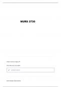 NURS 3730 ANTEPARTUM QUESTIONS AND VERIFIED ANSWERS