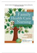 TEST BANK AND INSTRUCTOR'S GUIDE FOR FAMILY HEALTH CARE NURSING&colon; THEORY&comma; PRACTICE&comma; AND RESEARCH BY ROWE KAAKINEN&comma; 5TH EDITION