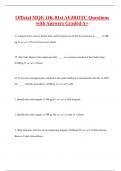 Official MQF&comma; OK-81st AFJROTC Questions  with Answers Graded A&plus;