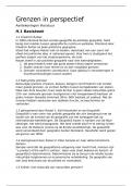 Samenvatting Grenzen en grensgebieden in Europees perspectief