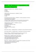 BMSC 200 Midterm 1 Questions and Answers Rated A&plus;