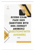 ECS1501 EXAM PACK 2025 &lpar;QUESTIONS WITH ANSWERS&rpar;